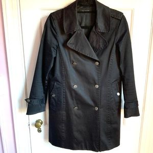 Rag & Bone Black Trench Coat